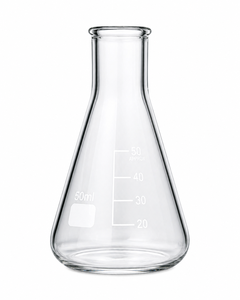 ELS Instruments - Frasco Erlenmeyer de Laboratorio de 50 ml, Graduado, de Vidrio Borosilicato, Vaso Cónico para Mediciones Precisas - Product Image 4
