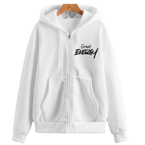 เสื้อฮู้ดผู้ชายผ้าฝ้าย 100% สำหรับฤดูหนาว แบบมีซิป พร้อมลายปัก 3 มิติด้านหน้า ปักโลโก้ตามสั่ง ทรงหลวม ไม่เป็นขุย ไม่มีซับใน - Product Image 5