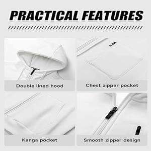 เสื้อกันหนาวมีฮู้ดสำหรับผู้ชายดีไซน์ตามสั่งผลิตในปากีสถาน - Product Image 5