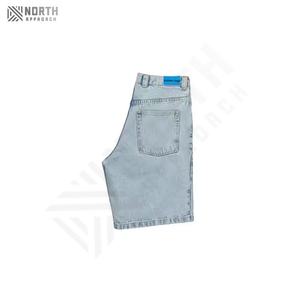 Shorts d'été décontractés pour hommes en toile de haute qualité, bleu, respirant, séchage rapide, fermeture à cordon - Product Image 3