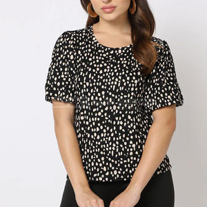 Camiseta de Algodón de Punto Informal de Invierno para Mujer de Primera Calidad, Servicio OEM, Secado Rápido y Transpirable - Product Image 6