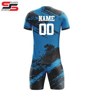 Camiseta de fútbol de poliéster de diseño personalizado para club sublimado completo, kit de uniforme de fútbol al por mayor - Product Image 6