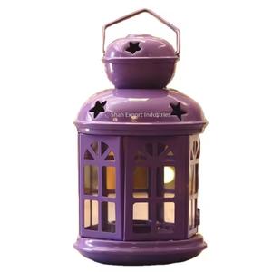 Wholesaler Metal & Glass <b>Mini</b> Candle <b>Lantern</b> Turquoise Finished for Home & Ramadan Decoration Hanging <b>Lanterns</b> - Product Image 2