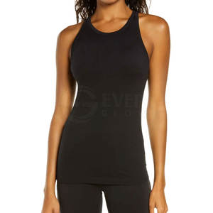 Nueva llegada barato con estilo al por mayor personalizado Fitness entrenamiento suelta mujeres Yoga camiseta sin mangas para la venta - Product Image 4