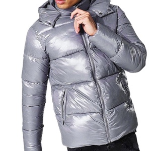 แจ็กเก็ตขนเป็ดสำหรับผู้ชาย, เสื้อโค้ทผ้าใบลำลองคอปกตั้ง2026สไตล์สตรีท - Product Image 1