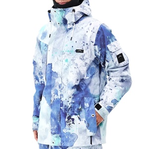 Venta al por mayor de encargo de los hombres de camuflaje chaqueta de esquí pantalones aislados impermeable Monteec Snowboard Softshell chaqueta a prueba de viento - Product Image 4