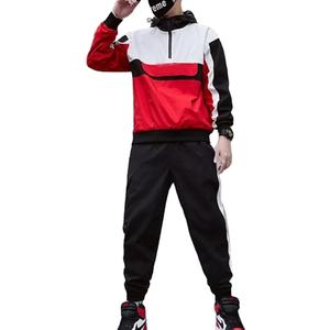 Pull lourd sweats à capuche évasé Joggers survêtements unisexe pantalons de survêtement ensembles survêtement hommes costumes ensemble côté bande fermeture éclair décontracté - Product Image 3