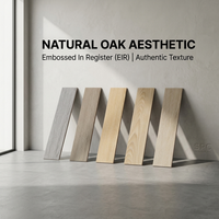Plancher SPC à chevrons, grade E0, antidérapant, étanche, en vinyle rigide, avec sous-couche insonorisante IXPE, ignifuge, pour usage commercial intérieur