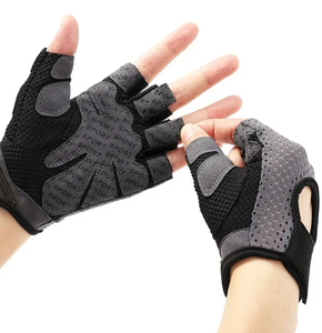Fitness cyclisme gants demi-doigt hommes femmes respirant poignet soutien Gym haltère haltérophilie gants Sport entraînement gant - Product Image 2