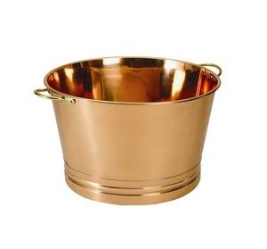 Luxurious copper ice <b>bucket</b> for premium entertaining bar decor wedding gifts and handcrafted vintage <b>drink</b> displays - Product Image 1