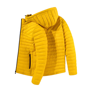 2026 gros hiver personnalisé broderie Logo hommes duvet de canard vestes hommes fermeture éclair jusqu'à Puffer veste - Product Image 6