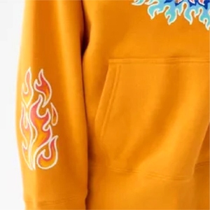 เสื้อฮู้ดดี้พิมพ์ลายพัฟคุณภาพสูงสั่งทำพิเศษสำหรับผู้ชาย ฤดูหนาว พร้อมโลโก้สั่งทำ ผ้าฝ้ายฟลีซ เป็นมิตรกับสิ่งแวดล้อม - Product Image 4