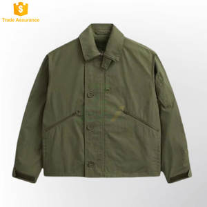 Veste d'hiver décontractée unisexe élégante avec fermeture à glissière avant et patte de patte Zig Zag vêtements d'extérieur à la mode pour hommes - Product Image 1