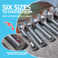Cuillère à glace en aluminium auto-décongelante de qualité alimentaire, écologique, antiadhésive, anti-gel, pour crème glacée dure, usage en cuisine, Lee