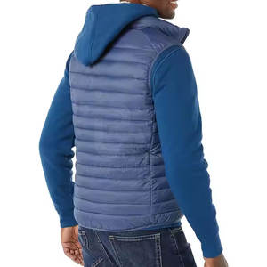 Custom Made Design Your Own Logo <b>Men</b> Puffer <b>Vest</b> Casual Wear <b>Men</b> Puffer <b>Vest</b> Made In Pakistan - Product Image 2