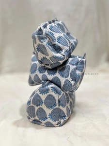 <b>Set</b> 3 Vintage Quilted Waterproof Cotton Case Block Print Design Eco-Friendly Durable Medium Women's <b>Makeup</b> Travel Customized - Product Image 3