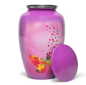 Urna Funeraria para Adultos, Diseño Americano, Acabado Brillante, Gran Tamaño, 200 Pulgadas Cúbicas de Capacidad, Hecha en Uttar Pradesh - Product Image 1