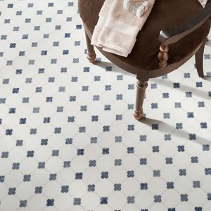 กระเบื้องโมเสค Azula Marble UNION ขนาด 12x12 นิ้ว ลายดอกไม้ ขัดเงา กันน้ำ ทันสมัย สำหรับผนังภายในและพื้นห้องนั่งเล่น - Product Image 2