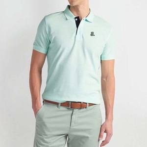 Regular Fit Custom Logo Men Casual Shirts 100% <b>Bamboo</b> <b>Fiber</b> Jersey <b>Fabric</b> Breathable Short Sleeve Solid Color - Product Image 6