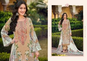 Césped de algodón puro Elegance in Bloom con intrincado bordado de Karachi y accesorios llamativos para mujer - Product Image 3