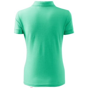 Venta al por mayor de alta calidad 100% algodón de las mujeres para los polos nuevo estilo de ropa informal logotipo personalizado de impresión de manga corta transpirable - Product Image 5