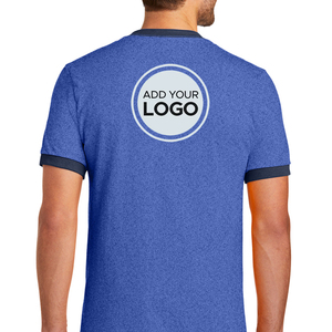 Camiseta Personalizada con Logotipo, Estilo Vintage, Cuello y Mangas con Ribetes en Contraste, Tejido Grueso, Servicio DDP Gratuito - Product Image 4