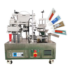 Machine de scellage de tubes en plastique à ultrasons, machine de conditionnement de tubes souples pour aliments, cosmétiques, crèmes, dentifrice, à poser sur table, à <span class=keywords><strong>vendre</strong></span> - Product Image 1