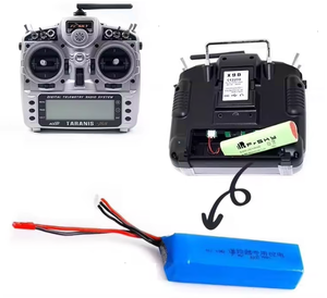 Upgrade 3000mAh 7.4V Rechargeable LiPo Battery Frsky Taranis X9D Plus <b>Transmitter</b> Toy Accessories Charger Made in China - Product Image 3