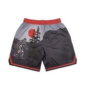 กางเกงขาสั้นชายหาดลำลองเอวกลางสำหรับผู้ชาย ขายส่ง ดีไซน์แฟชั่น พิมพ์ลายธงชาติ - Product Image 6