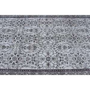 Alfombra Grande Vintage, Alfombra Turca de 5.2x8.6 pies, Alfombra de Lana Gris Ombré - Product Image 5