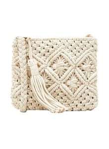 Sacs en macramé faits à la main en coton et lin écologiques et durables, motif floral réglable, couleurs personnalisées pour les mariages et les fêtes - Product Image 6