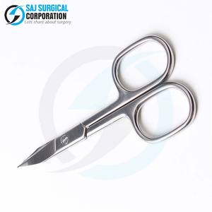 Tijeras ergonómicas para uñas, Mango antideslizante de goma para un recorte sin fatiga durante sesiones largas - Product Image 4