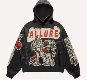 Meilleure qualité thermique polaire sweats à capuche 80% coton 20% polyester 450GSM poids lourd polaire broderie personnalisée sweats à capuche surdimensionnés pour hommes - Product Image 1