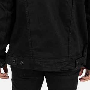 Wholesale Denim Jacket for Men's High Quality Oversized Fashion Casual Wear Men Denim Jeans Rhinestone Jackets in Low MOQ - Product Image 6