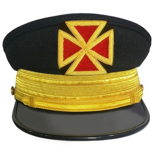 2024 Meilleure conception personnalisée OEM Conception unique Chapeaux de vêtements maçonniques personnalisés Casquettes de fatigue - Product Image 5