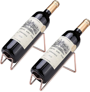 Silhouette de bouteille élégante à fixer au mur. Porte-vin décoratif en métal. Prix de gros disponible dès maintenant. - Product Image 4