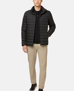 Veste hybride noire d'extérieur sur mesure en vrac pour hommes veste matelassée respirante et matelassée - Product Image 5