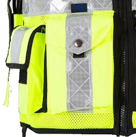 Chaleco Reflectante de Alta Visibilidad para Paramédicos, con Cierre Frontal, Precio Económico, Chalecos de Seguridad, Chaleco Táctico de Alta Visibilidad, Uniformes