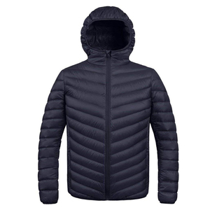 Veste matelassée unisexe, manteau chaud d'hiver, vêtement thermique léger, style décontracté tendance pour la saison froide au quotidien - Product Image 5