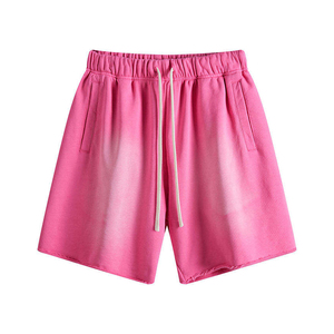 Pantalones Cortos de Algodón para Hombre al por Mayor, Lavado Ácido, Desteñidos por el Sol, Holgados, Ropa de Verano, Estilo Hip Hop, Pantalones Deportivos de Felpa Francesa - Product Image 4