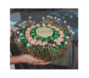 Tazón para servir de fechas dulces de Color rojo de hierro, tazón de Chocolates de forma redonda hecho a mano para uso en utensilios de cocina de Hotel - Product Image 6