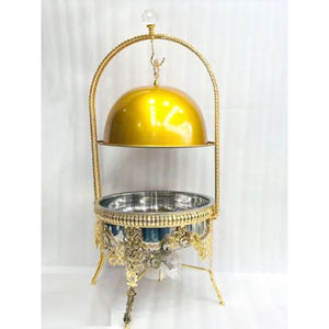 Platos de Metal para servir comida, exhibición de Buffet, servidor de alimentos, plato de Catering, accesorios para restaurante, plato de frotamiento para la mejor venta - Product Image 4