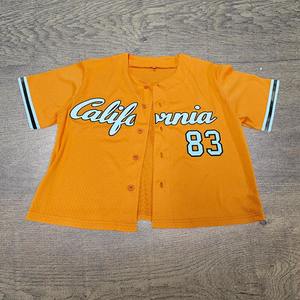 Uniforme de béisbol de malla de secado rápido con cuello en V personalizado, Unisex camiseta de fútbol, camiseta de béisbol bordada de talla grande transpirable - Product Image 1