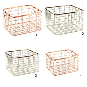 Cesta de almacenamiento de lavandería de metal rectangular para pan y ropa disponible a precio económico para exportación a granel - Product Image 3