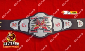 Ceinture de championnat de lutte de la division mondiale des poids lourds TNA IMPACT X, taille adulte, en zinc 2 mm 4 mm - Product Image 2