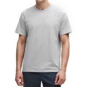 Nueva Camiseta Clásica 100% Algodón con Bordado Frontal, Ecológica, Personalizable para Hombre, OEM, ODM, Ropa Urbana Sostenible, Marca Privada - Product Image 1