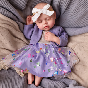 Poupée Reborn Bébé Fille Réaliste en Silicone Platine Entier de 16'' Babeside <span class=keywords><strong>Lucy</strong></span>, Faite à la Main, Douce, Vente en Gros OEM/ODM - Product Image 2