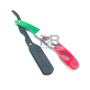 Maquinilla de hoja de afeitar recta plegable de acero inoxidable profesional de diseño clásico mango de bambú de un solo borde 2025 superventas MOQ bajo - Product Image 4