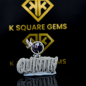 เครื่องประดับฮิปฮอป เงินแท้ 925 ประดับเพชรโมอิสซาไนต์ แบบ Iced Out จี้โมอิสซาไนต์สั่งทำพิเศษ - Product Image 5
