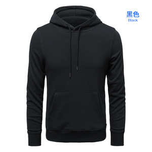 300 Gsm hommes unisexe solide pull Oem logo personnalisé blanc décontracté à capuche dessin hommes sweat à capuche sweat à capuche - Product Image 4